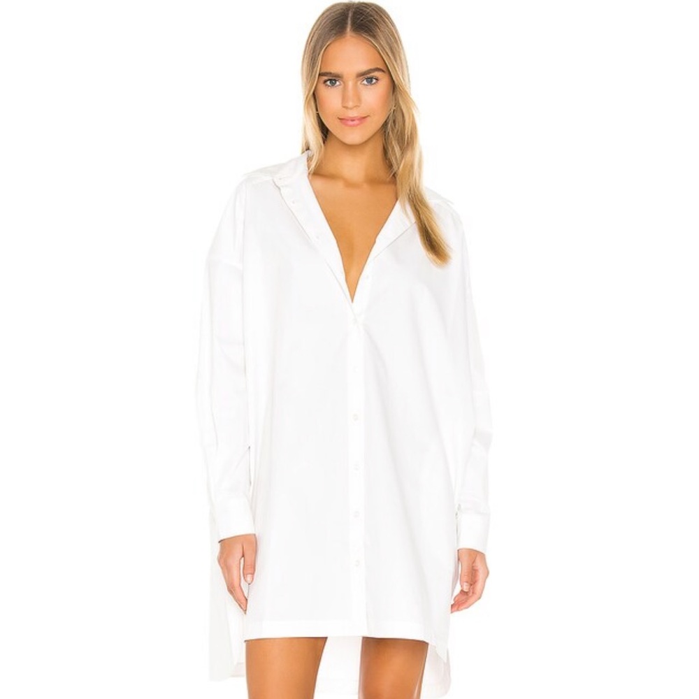 Anine Bing Aubrey Dress in White